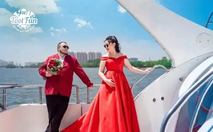 حفل زفاف على يخت في دبي